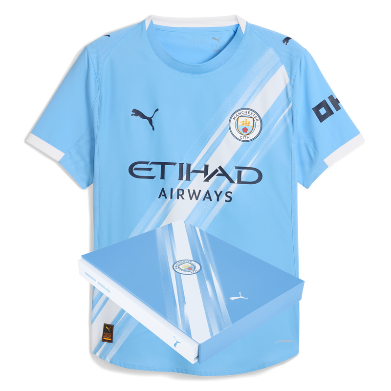 MCFC MW MENS HOME AUTH JERSEY W/BOX - team light blue