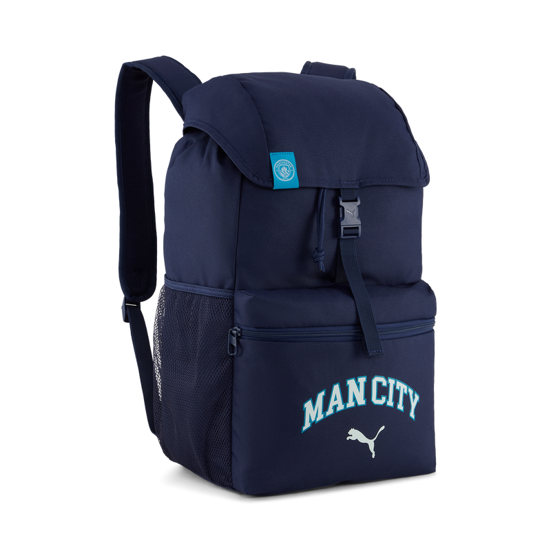 Man City Culture Backpack puma navy-tropical blue - Check out all Manchester City bags online - Official Manchester City FC store