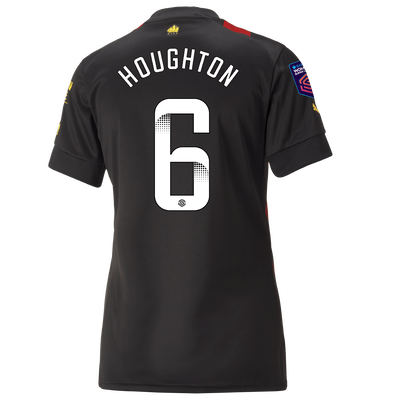 Women's Manchester City Away Jersey 2022/23 with HOUGHTON 6 printing