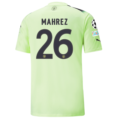 Manchester City Third Jersey 2022/23 with MAHREZ 26 printing
