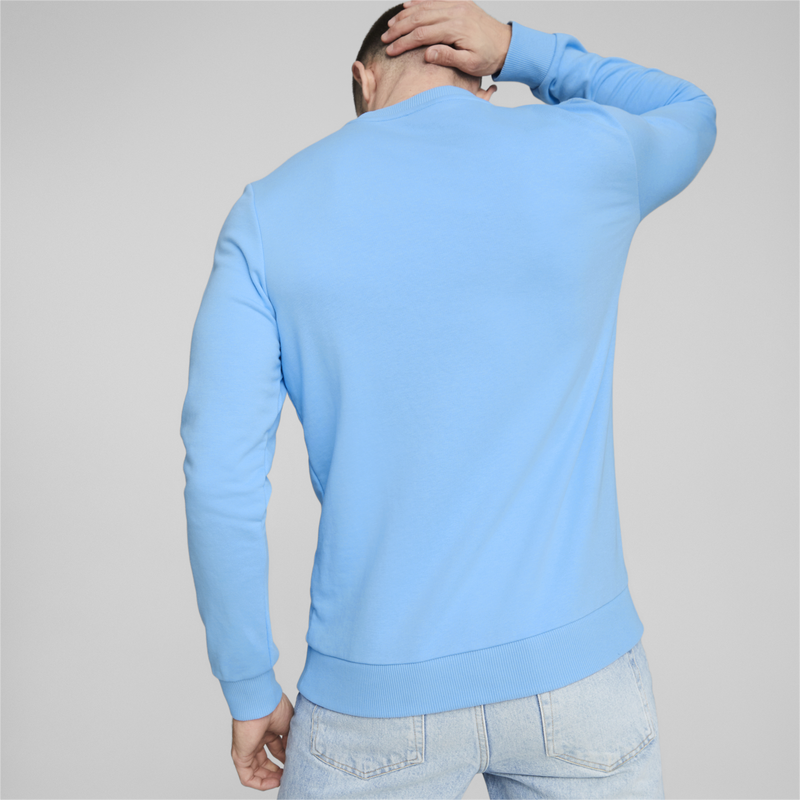 MCFC LW MENS FTBLCORE CREW SWEAT - team light blue