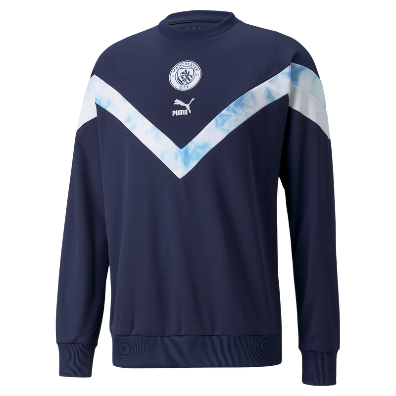 MCFC LW ICONIC MCS CREW - navy