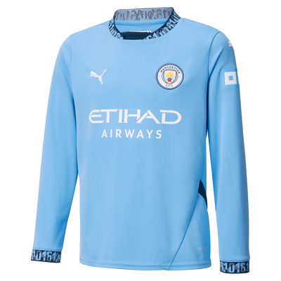 Camiseta Niño Manga Larga de la 1ª equipación del Manchester City 2024/25