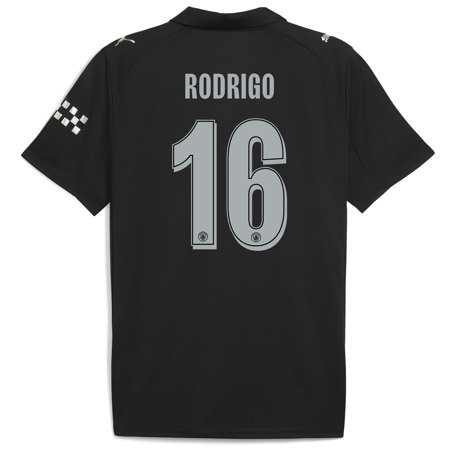 マンチェスター・シティ ロドリ　RODRIGO 16番 マンチェスター・シティ 2025/26 アウェイ RODRIGO 16プリント