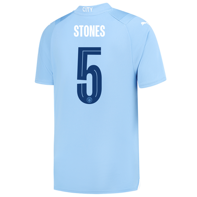 Camiseta 1ª Equipación Manchester City 2023/24 con estampado de STONES 5
