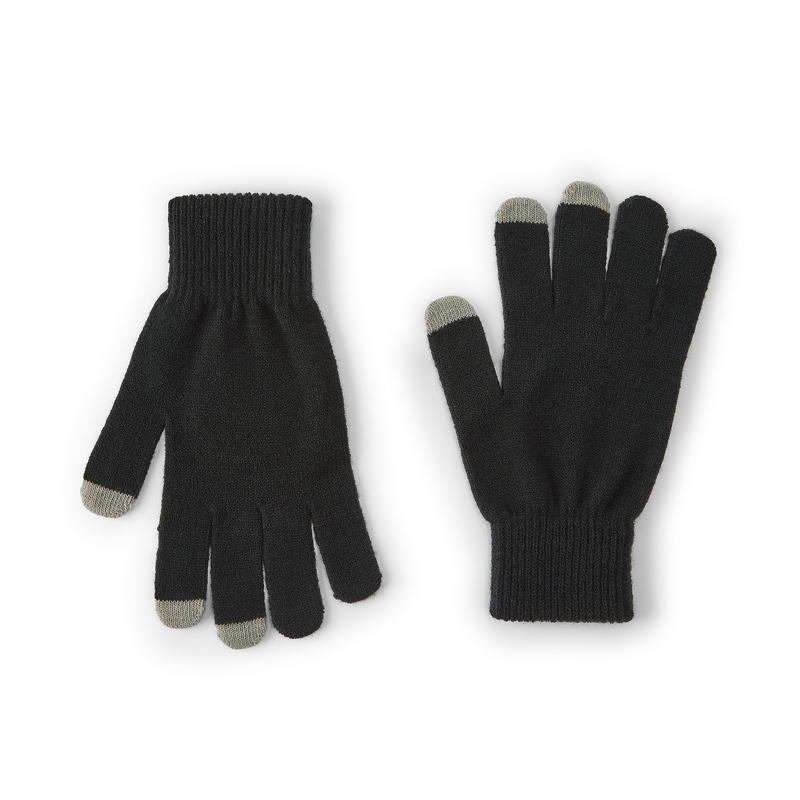 MCFC ADULTS TEXTING GLOVES - black