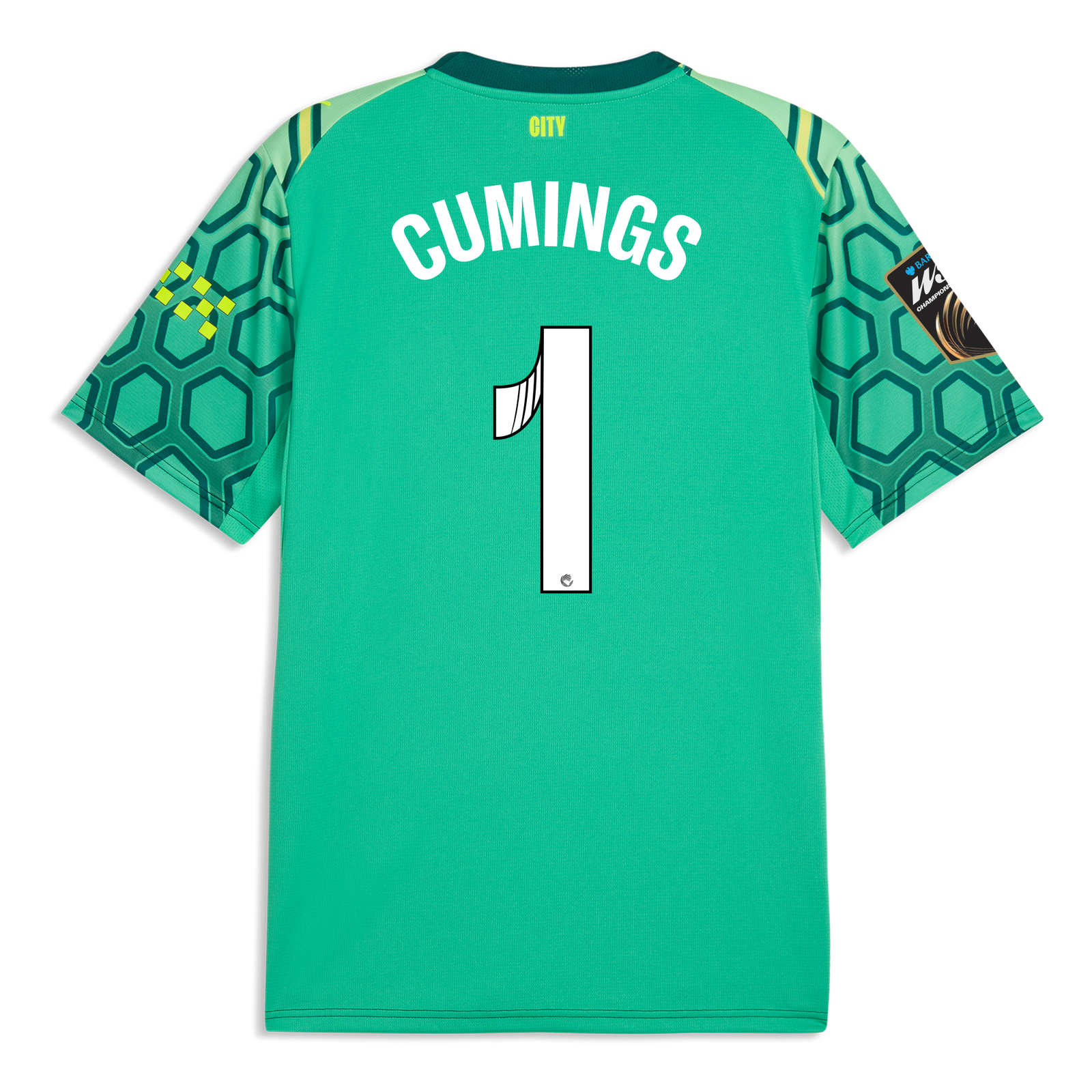 Manchester City Goalkeeper Jersey 2026/27 With CUMINGS 1 Printing