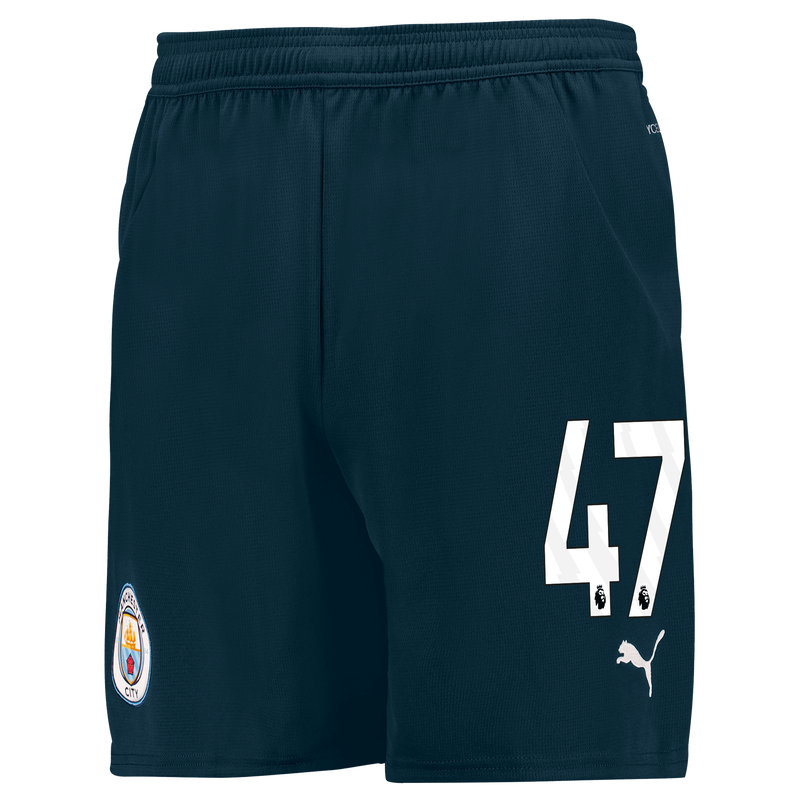 Man City Football Shorts 24/25 with #47 navy - Size XL from polyester for males  - Official Manchester City FC store