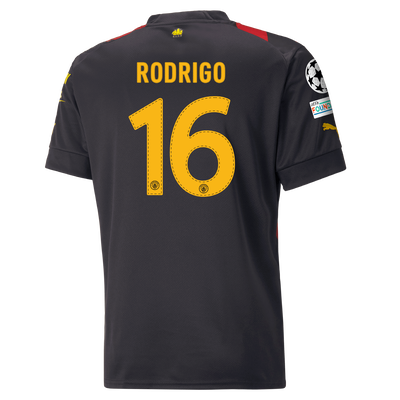Manchester City Away Jersey 2022/23 with RODRIGO 16 printing