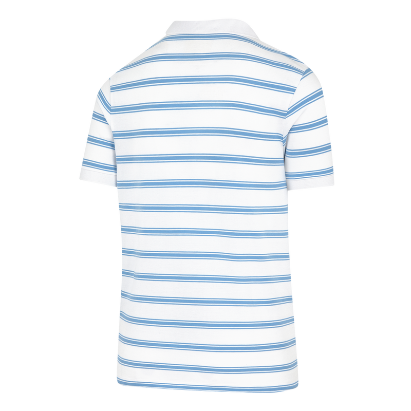 MCFC FW MENS ROSE STRIPE POLO - white