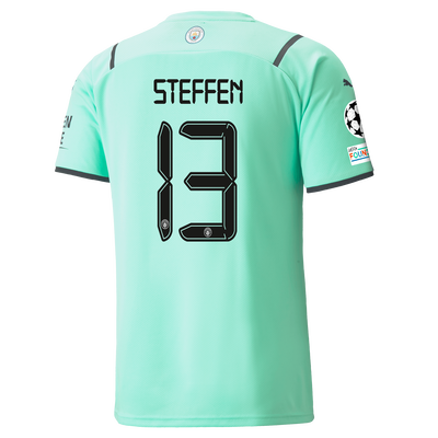 Manchester City Goalkeeper Shirt 21/22 with Zack Steffen printing