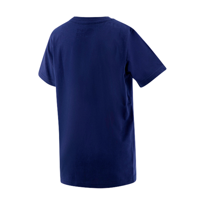 MCFC FW KIDS LARGE CREST TEE - navy