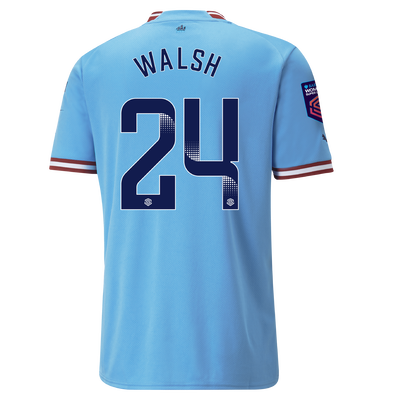 Manchester City Thuisshirt 2022/23 met RASO WALSH 24 bedrukking
