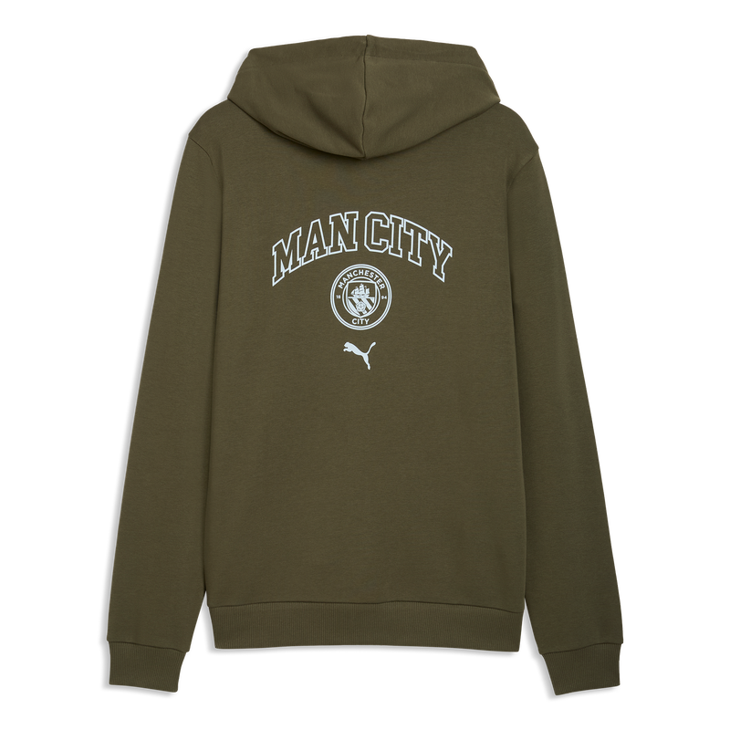 MCFC LW MENS FTBLCULTURE JACKET - Green Moss-Sea Glass