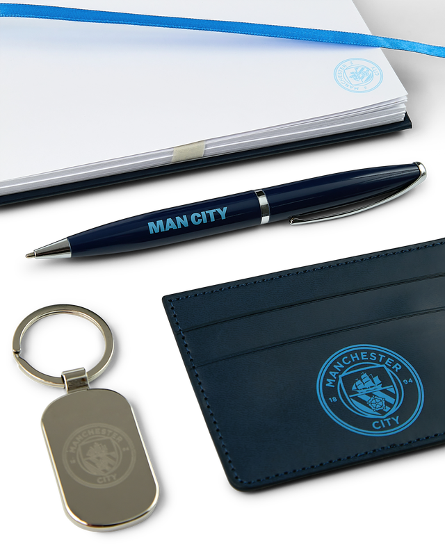 MCFC FW WALLET GIFT SET - navy