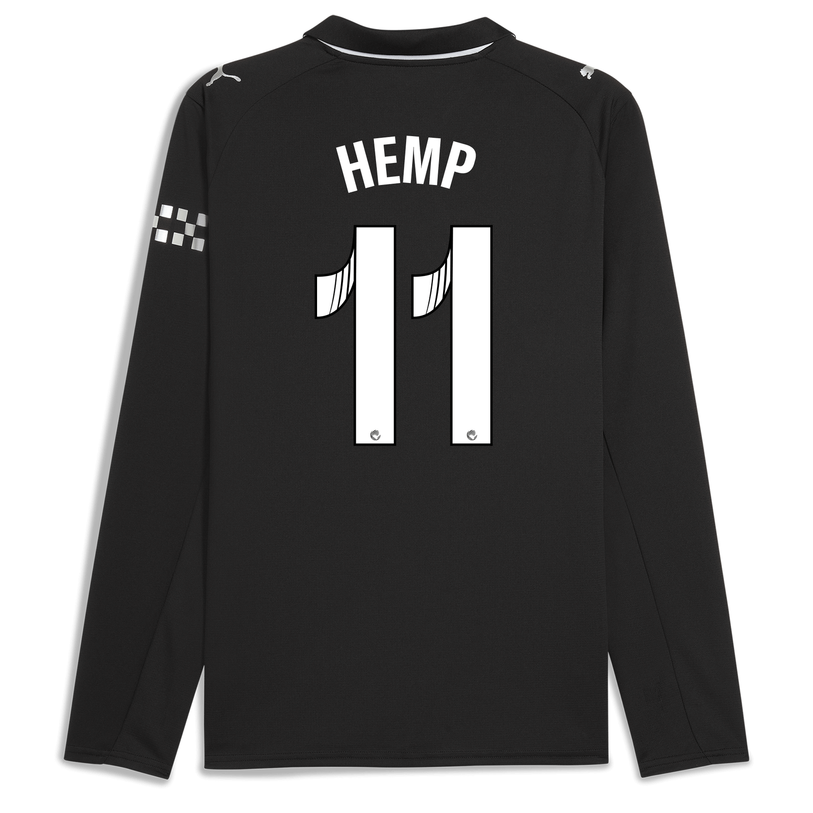 Manchester City Away Jersey 2025/26 Long Sleeve With HEMP 11