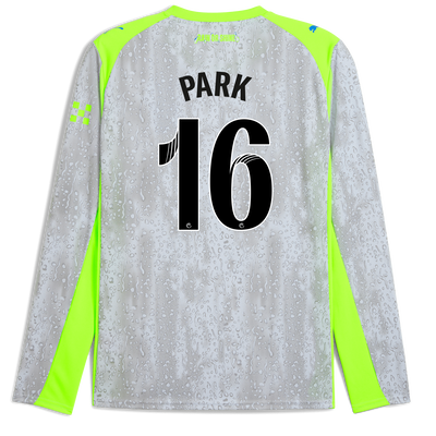 Manchester City Third Jersey 2025/26 Long Sleeve With PARK 16 Printing