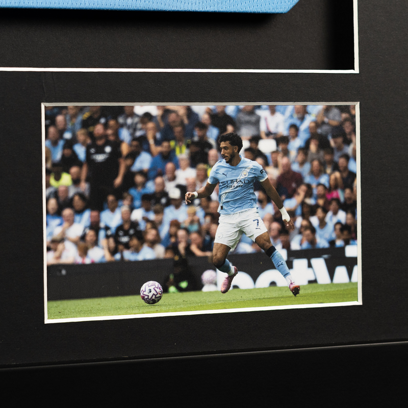 MCFC 25/26 FRAMED MARMSH HOME - Blue