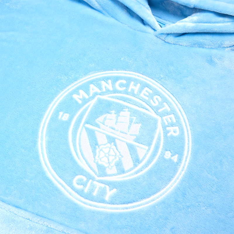 MCFC ADULTS CITY CREST SNOODIE - blue