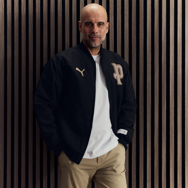 MCFC LW MENS DECADE BOMBER - PUMA Black-PUMA White