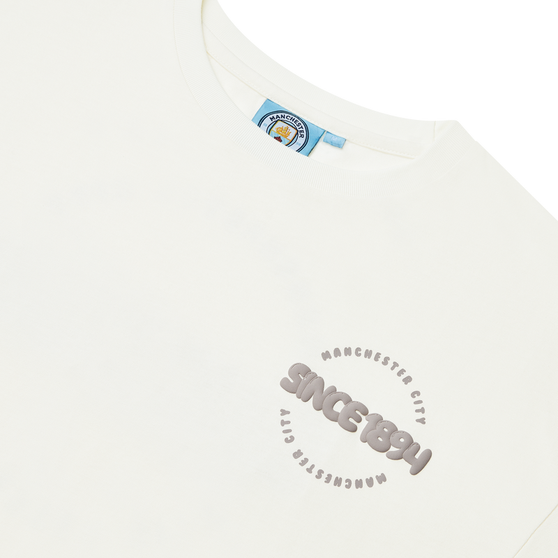 MCFC FW WOMENS BUBBLE T-SHIRT - cream