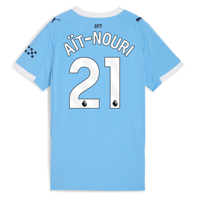 Women's Manchester City Home Jersey 2025/26 With AÏT-NOURI 21 Printing