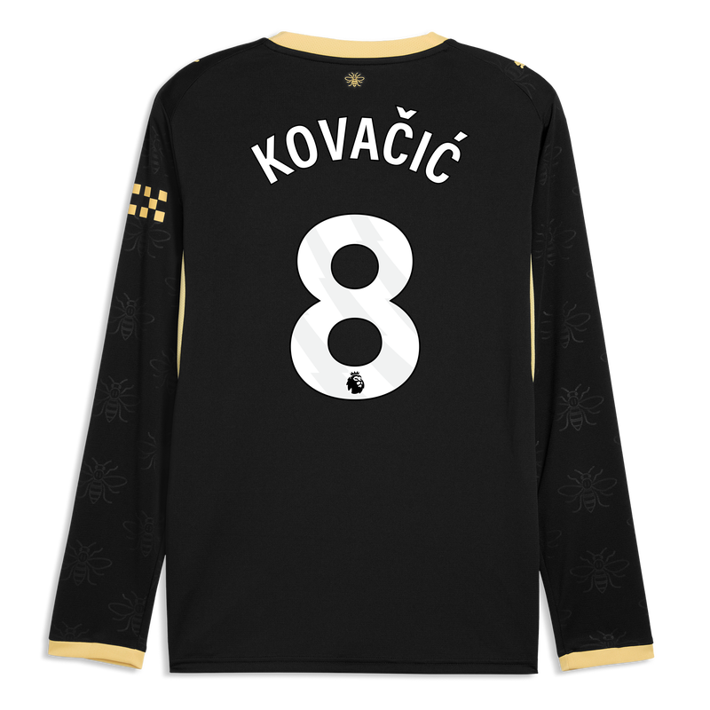 Manchester City Away Jersey 2026/27 Long Sleeve With KOVAČIĆ 8