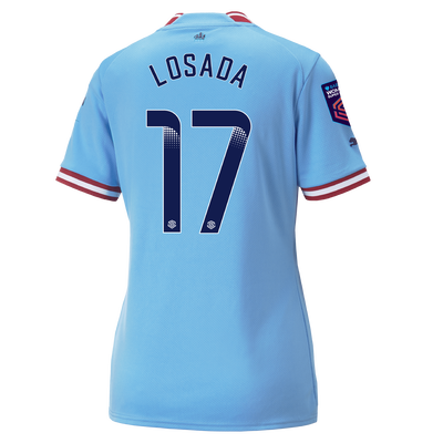 Women's Manchester City Home Jersey 2022/23 with LOSADA 17 printing