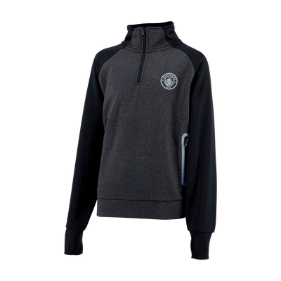 Kids' Manchester City Reflective Print 1/4 Zip Top