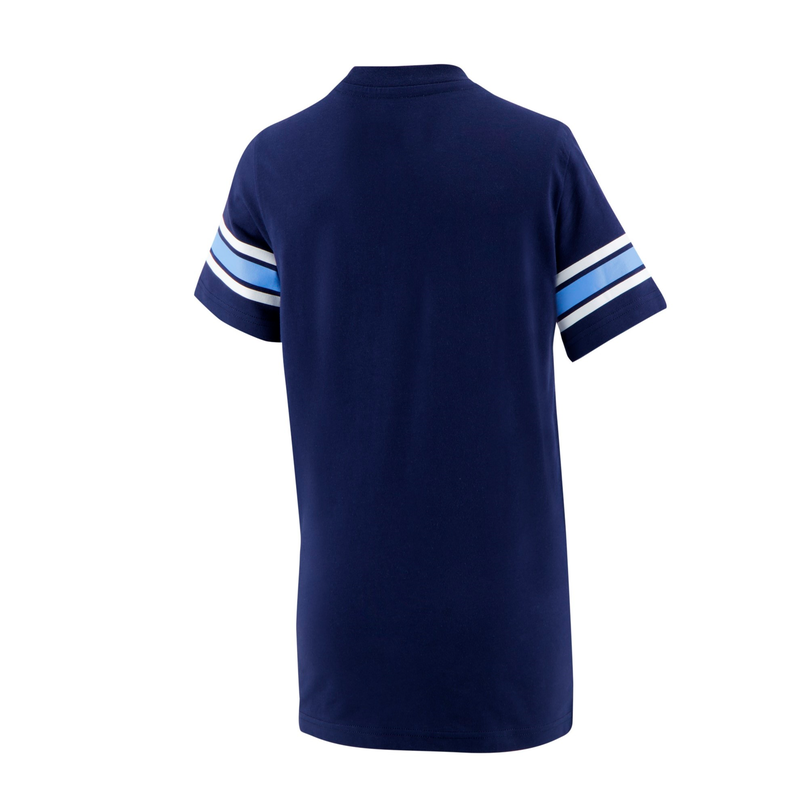 MCFC FW KIDS 9320 VARSITY TEE - navy