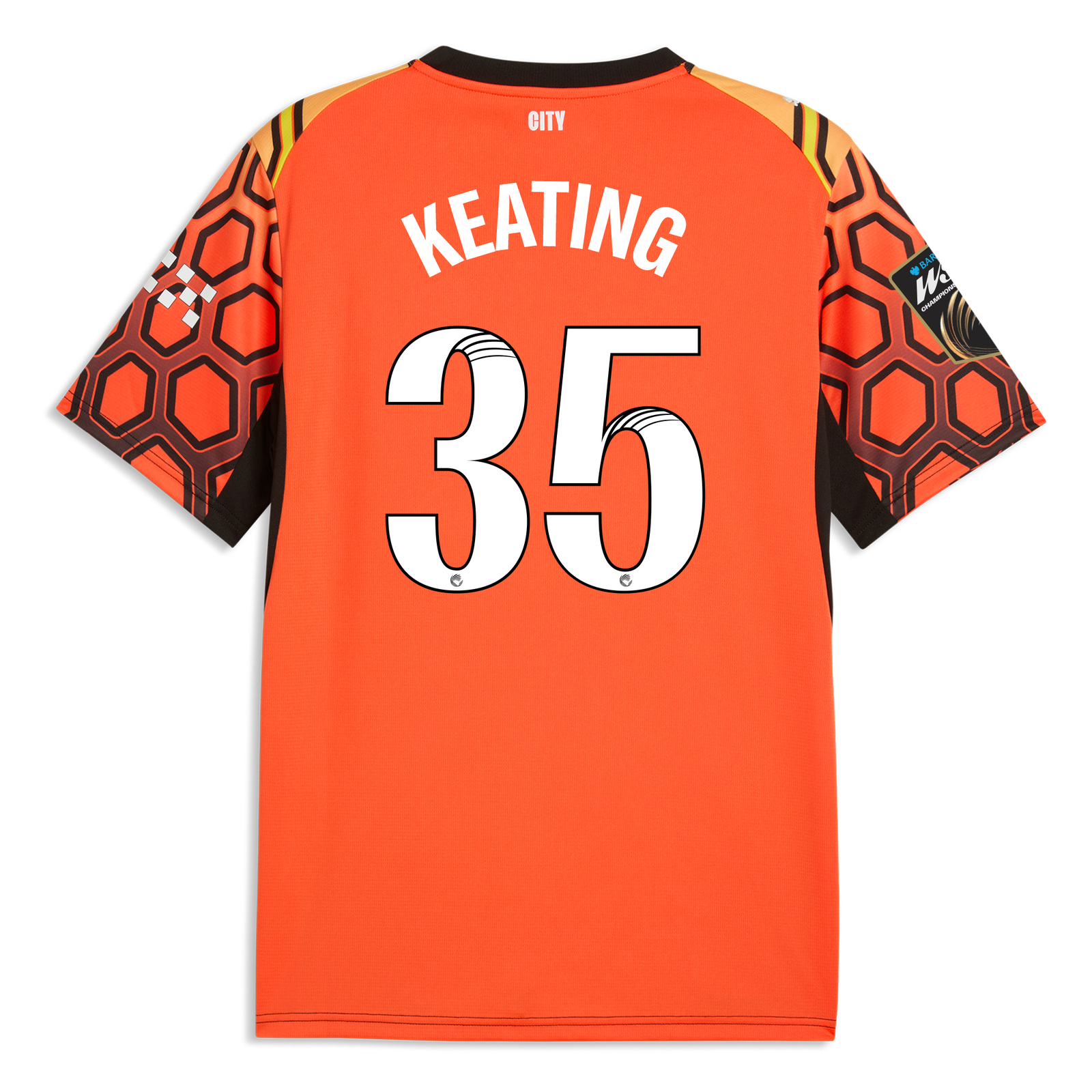 Manchester City Goalkeeper Jersey 2026/27 With KEATING 35 Printing