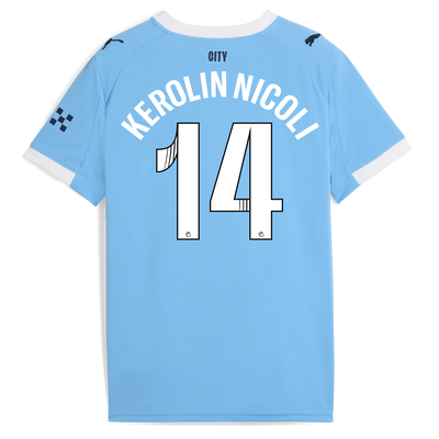 Kinder  Manchester City Heimtrikot 2025/26 mit KEROLIN NICOLI 14 Aufdruck