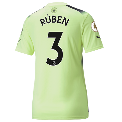 Women's Manchester City Third Jersey 2022/23 with RÚBEN 3 printing