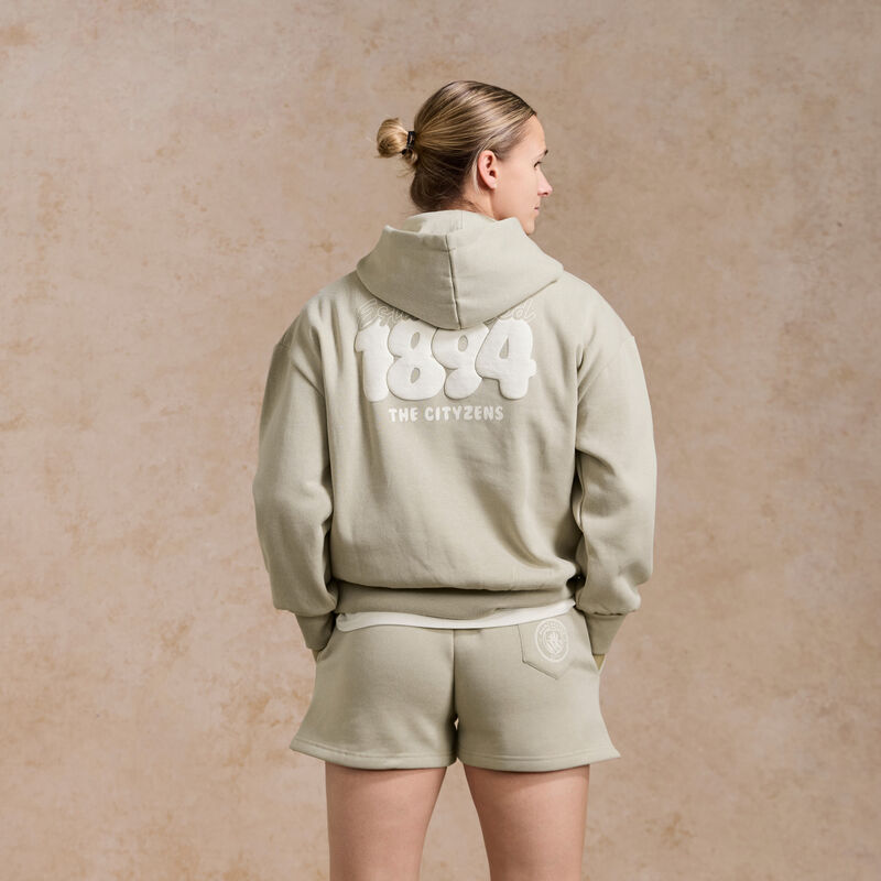 MCFC FW WOMENS BUBBLE TEXT SHORT - mocha