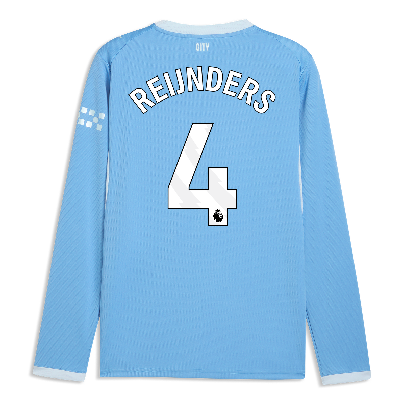 マンチェスター・シティ REIJNDERS ラインデルス 4 ホームジャージ M Manchester City Home Jersey 2026/27 Long Sleeve With REIJNDERS 4