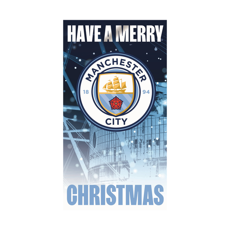 MCFC FW XMAS STADIUM CARD - BLUE