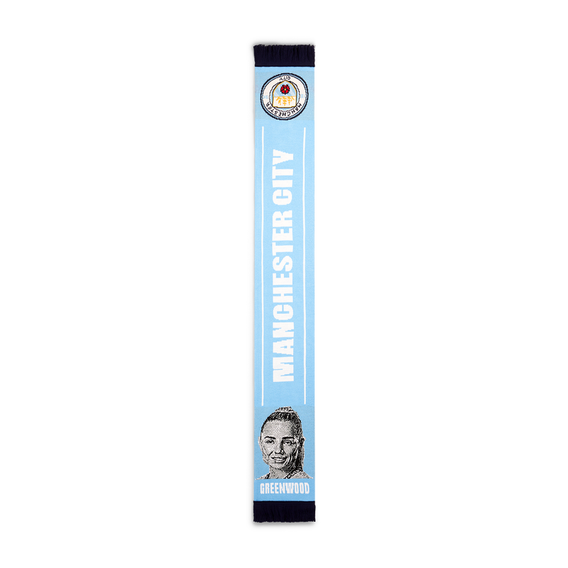 MCFC FW GREENWOOD FACE SCARF - BLUE