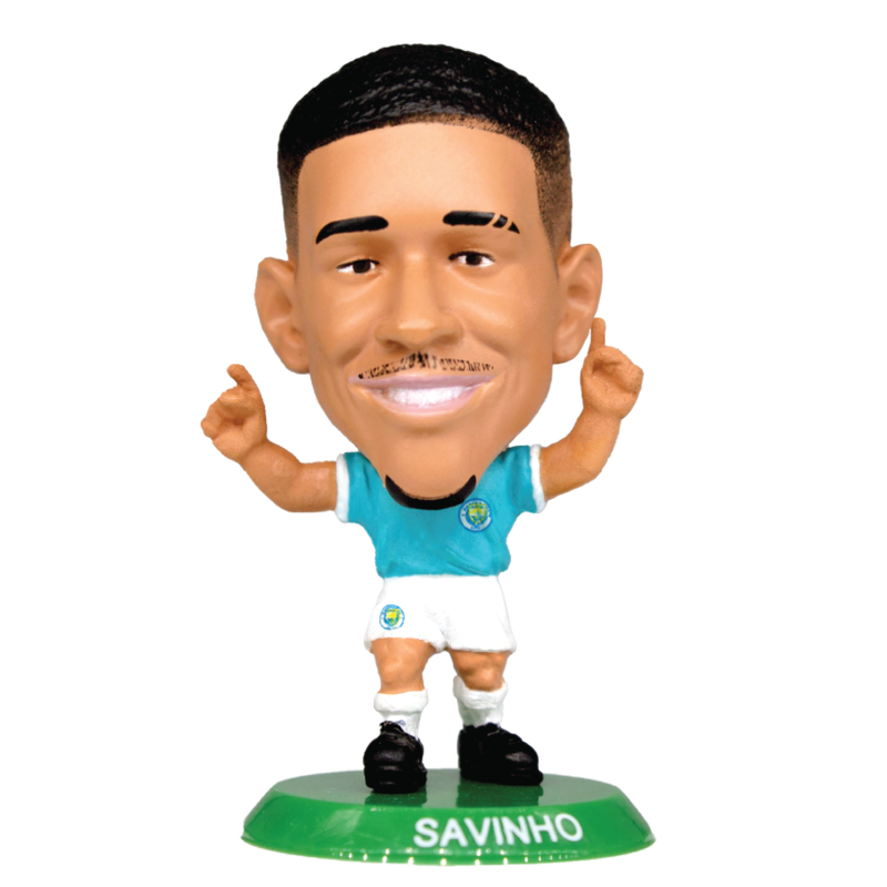 MCFC FW SOCCERSTARZ SAVINHO MINIFIGURE - Multi