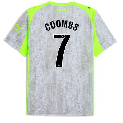 Manchester City Third Jersey 2025/26 With COOMBS 7 Printing
