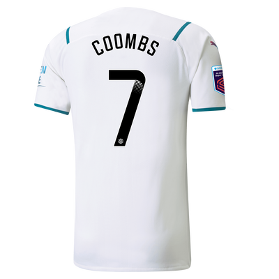 Manchester City Authentic Away Shirt 21/22 with Laura Coombs printing