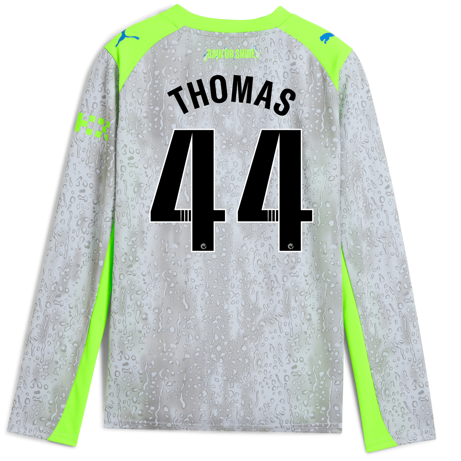 Kids' Manchester City Third Jersey 2025/26 Long Sleeve With