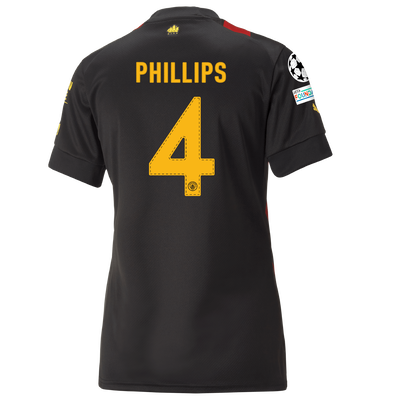 Women's Manchester City Away Jersey 2022/23 with PHILLIPS 4 printing