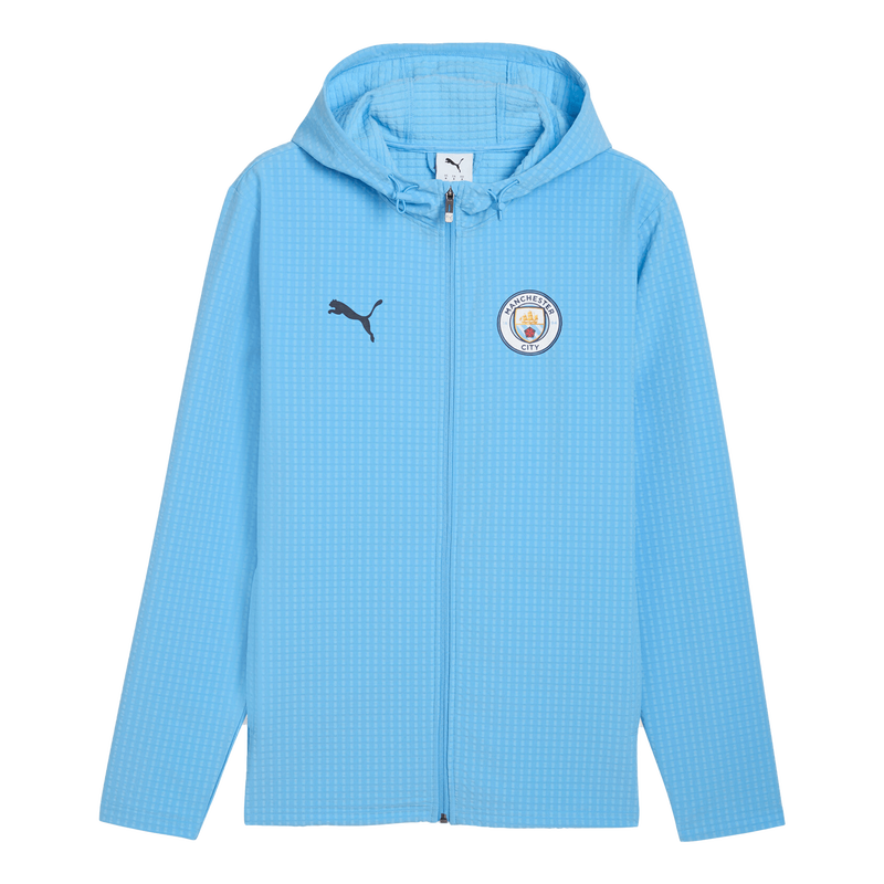MCFC TR MENS TRAINING SOFTSHELL JKT - blue