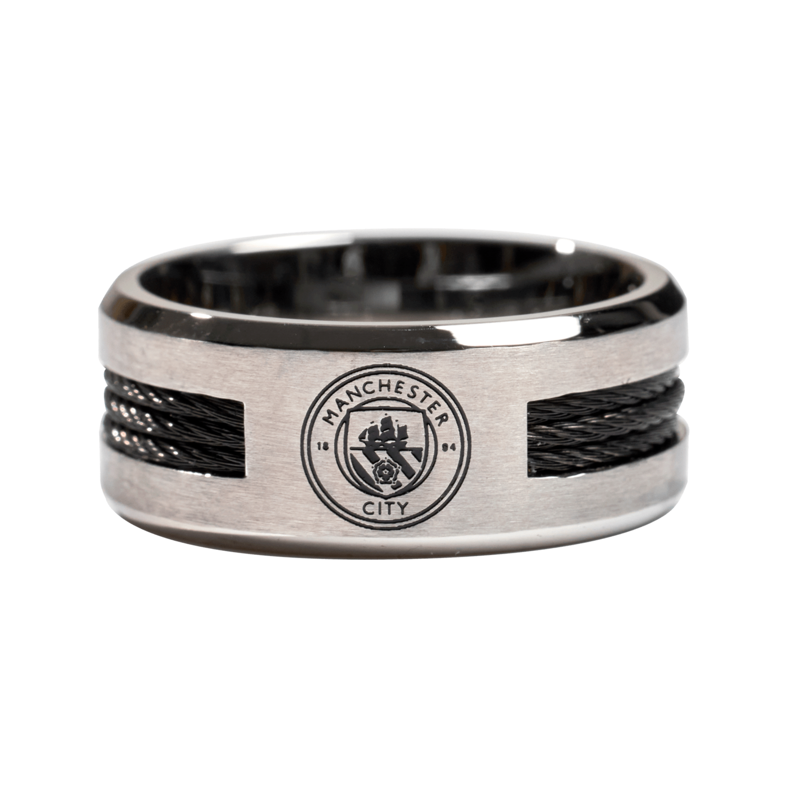 Manchester City Stainless Steel Ring Official Man City Store manchester-city-stainless-steel-ring-official-man-city-store