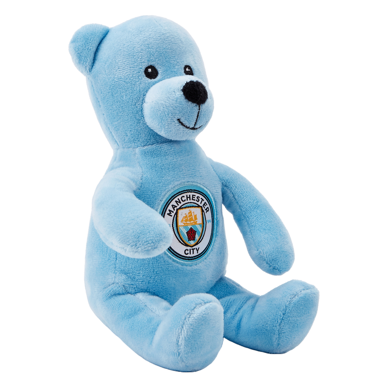 MCFC BEANIE BEAR PLUSH - blue