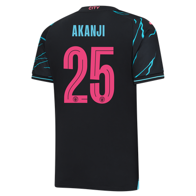 Camiseta 3ª Equipación Manchester City 2023/24 con estampado de AKANJI 25