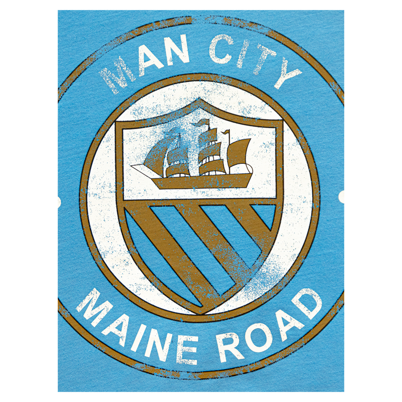 MCFC FW MENS MAINE RD CREST TEE - light blue