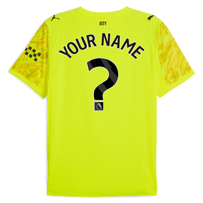 Camiseta de portero del Manchester City 2025/26 con impresión personalizada