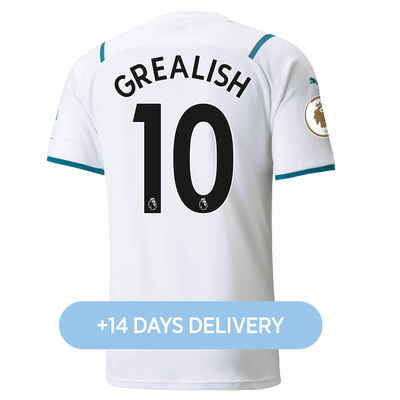 Manchester City Away Shirt 21/22 with Jack Grealish printing