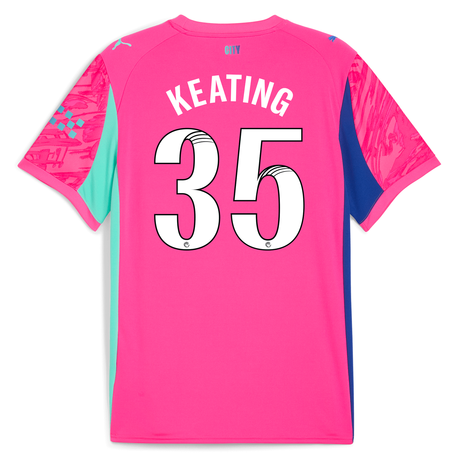 マンチェスター・シティ ゴールキーパー ジャージ 2025/26（KEATING 35